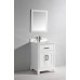 Vanity Art 30” Single Sink Bathroom Vanity Set with super White Phoenix Stone with Free Mirror VA1030-W - B01HQJN9QE